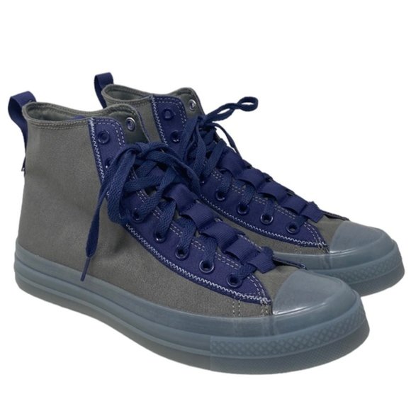 Converse Chuck Taylor CX Shoes Skate Men Size Casual Hi Gray Navy Canvas A05204C - Picture 3 of 10